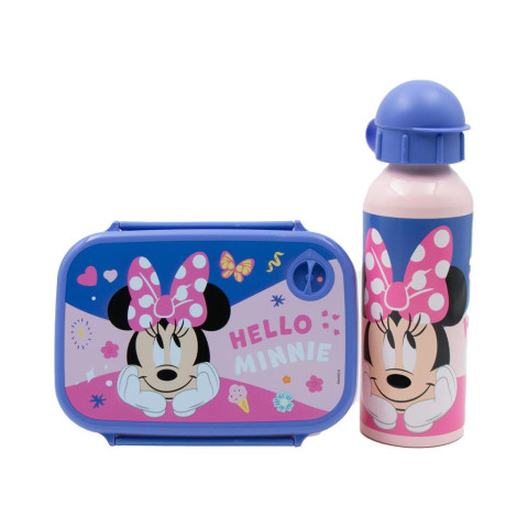 Σετ Τσάντα 3D με Φαγητοδοχείο και Παγούρι Minnie (Νηπιαγωγείο/Παιδικός)