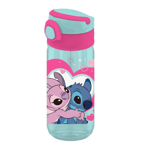 Τσάντα Πλάτης 2Θ Χνουδωτή Υφή και Σετ Φαγητοδοχείο με Παγούρι Stitch (Νηπιαγωγείο/Παιδικός)