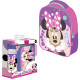 Σετ Τσάντα 3D με Φαγητοδοχείο και Παγούρι Minnie (Νηπιαγωγείο/Παιδικός)