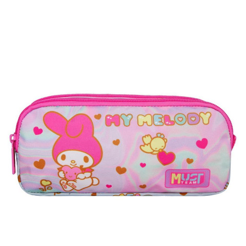 Τσάντα Τρόλεϊ 3Θ με Πορτοφολάκι + Κασετίνα Βαρελάκι 2Θ + Ισοθερμικό Τσαντάκι Φαγητού My Melody (Δημοτικό)