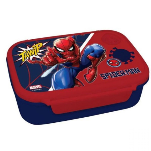 Τσάντα Πλάτης 2Θ+Σετ Φαγητοδοχείο με Παγούρι+Σουπλά Spider - Man Pow (Νηπιαγωγείο/Παιδικός)