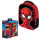 Τσάντα Πλάτης 3D και Σετ Φαγητοδοχείο με Ανοξείδωτο Παγούρι Spiderman (Νηπιαγωγείο/Παιδικός)