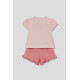 Σετ 2τμχ με σόρτς "Have a great summer"  Ροζ 263001