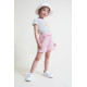 Σετ 2τμχ με σόρτς "Love" Ροζ 263011