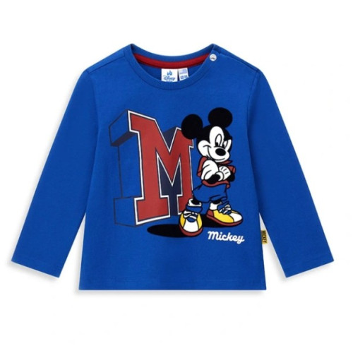 Μπλούζα βαμβακερή Mickey-Μπλε DFAV0652NM