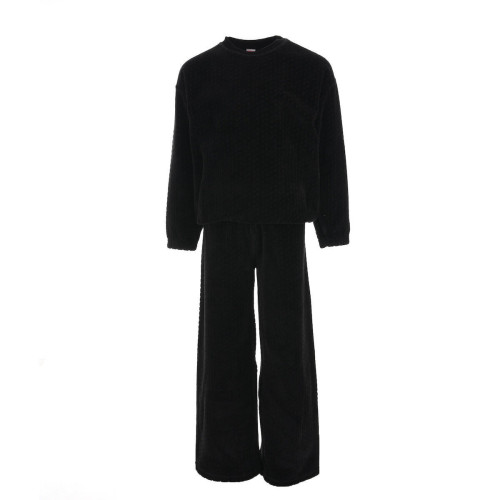 Σετ βελουτέ zic zac ύφανση Μαύρο