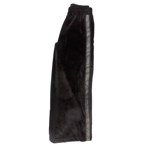 Σετ Βελουτέ 2τμχ με Παντελόνα - Μαύρο