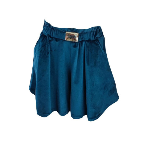 Σετ 2τμχ Μπλούζα-Σόρτς Βελουτέ - Navy