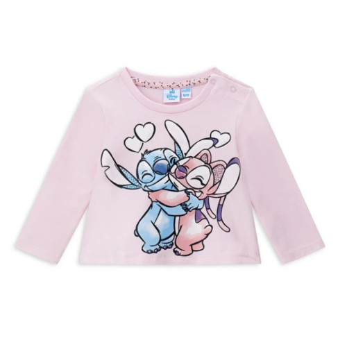 Μπλούζα μακό Lilo & Stitch Ροζ