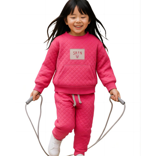 Σετ κορίτσι καπιτονέ Φούξια