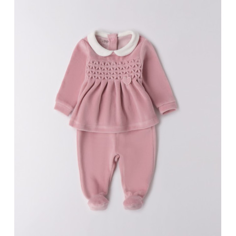 Βρεφικό Σετ 2 τμχ Ανάγλυφο Ροζ 4F/197/00 