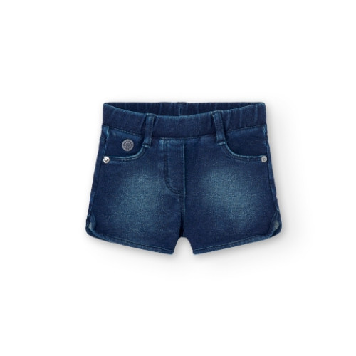 Boboli Shorts πολύ Μαλακό Τζιν 290045 Blue