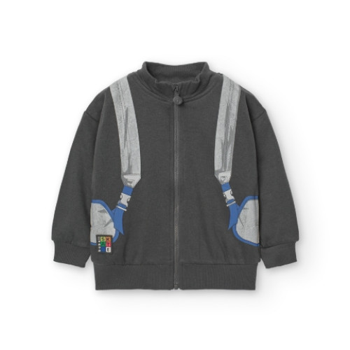 Boboli Παιδική Ζακέτα Ανθρακί 349129-8116