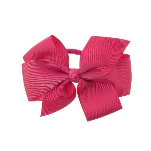 Λαστιχάκι για τα μαλλιά Μεγάλος Φιόγκος Γκρο-Fuchsia