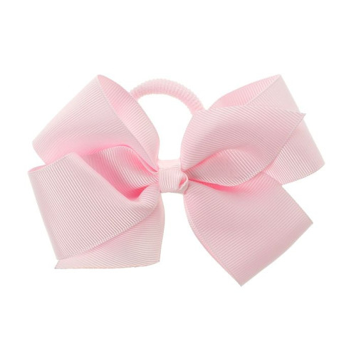 Λαστιχάκι για τα μαλλιά Μεγάλος Φιόγκος Γκρο-Light Pink 