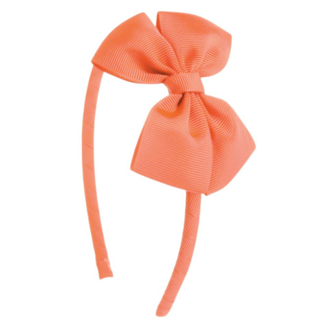 Στέκα Μαλλιών με Φιόγκο Salmon 