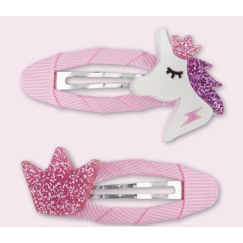 Κλιπ μαλλιών μονόκερος