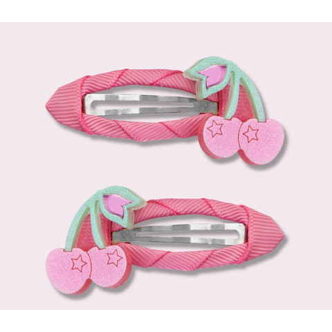 Κλιπ μαλλιών κερασάκια