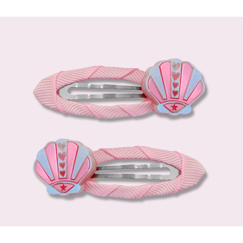 Κλιπ μαλλιών Pink Shells