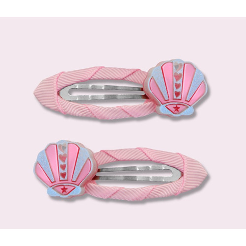 Κλιπ μαλλιών Pink Shells