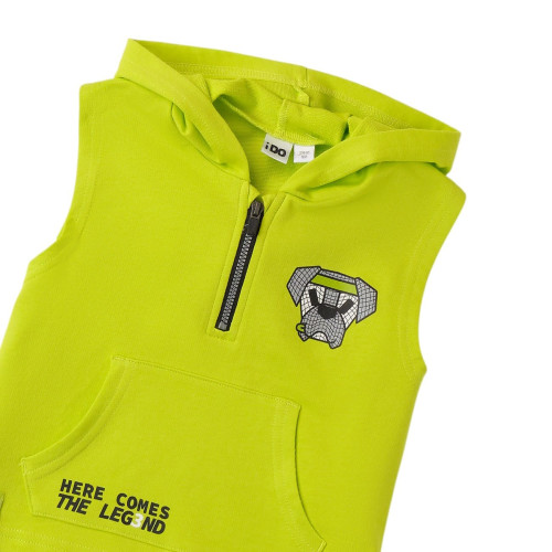 Αμάνικο μπλουζάκι για αγόρι λάιμ I DO-4B262/00