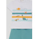 Σετ 2τμχ με σόρτς Δεινόσαυροι "Cute Dinos" Μέντα 264054