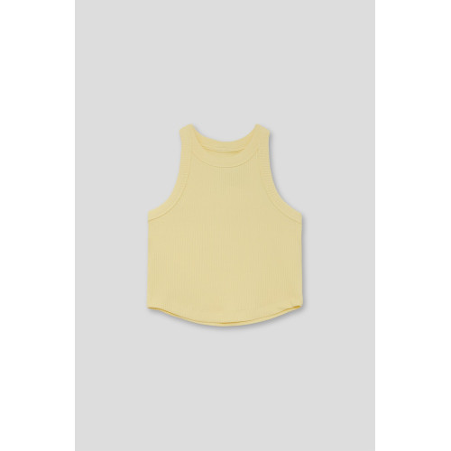 Μπλούζα ριπ αμάνικη Κίτρινο 96023B