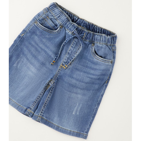 Σόρτς Τζιν με κορδόνι Μπλε 4G430/00