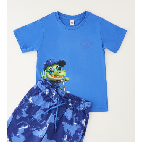 Σετ με σόρτς κροκόδειλος Μπλέ 4G442/00