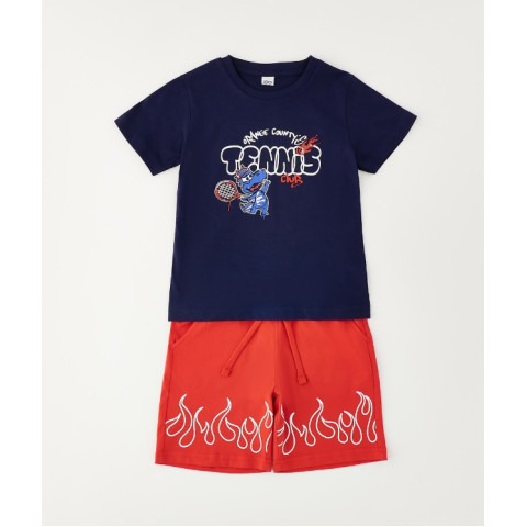 Σετ με σόρτς τέννις Navy 4G448/G1