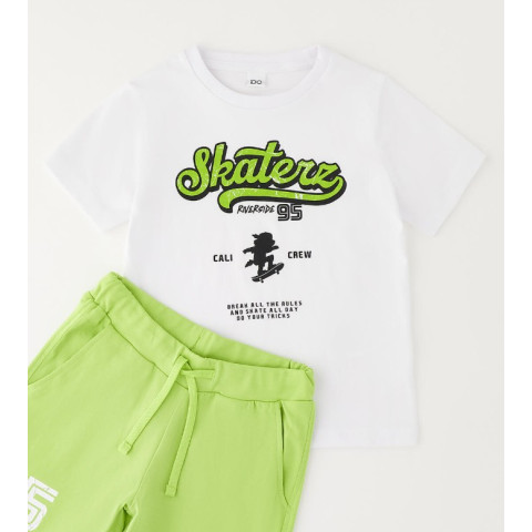 Σετ με σόρτς Skate Lime 4G448/G2
