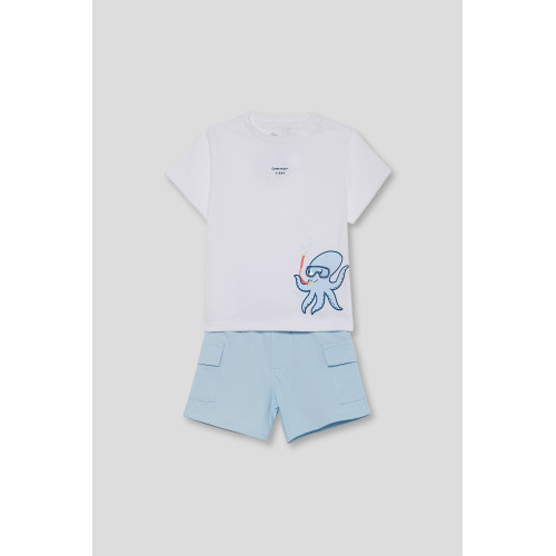 Σετ 2τμχ με σόρτς Χταπόδι Γαλάζιο 264023