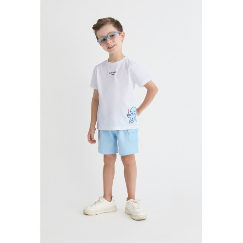 Σετ 2τμχ με σόρτς Χταπόδι Γαλάζιο 264023