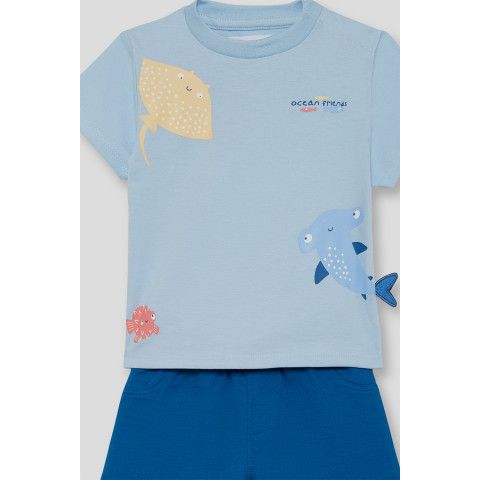 Σετ 2τμχ με σόρτς Βυθός Γαλάζιο 264024