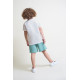 Σετ 2τμχ με σόρτς Δεινόσαυροι "Cute Dinos" Μέντα 264054