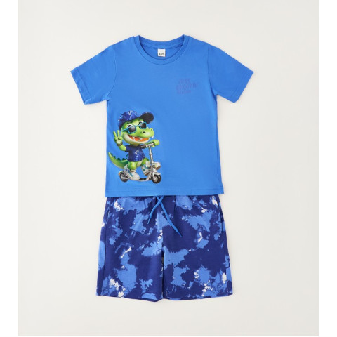 Σετ με σόρτς κροκόδειλος Μπλέ 4G442/00