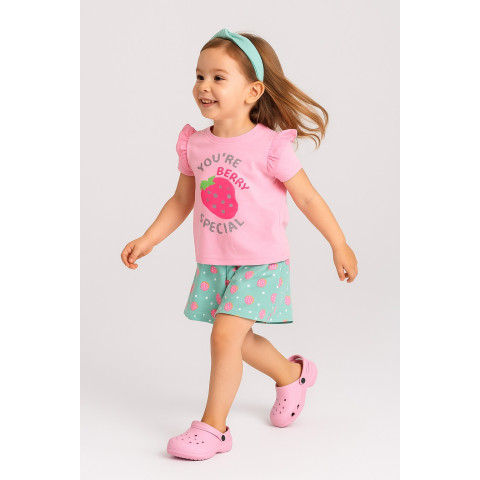 Σετ με σορτσόφουστα"You're Berry Special" Ροζ-Βεραμαν  22640021