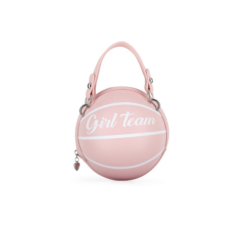 Τσάντα στυλ Μπάλα  "Team Girl" ροζ