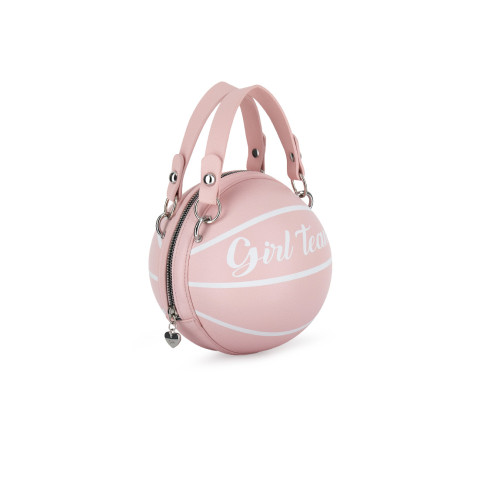 Τσάντα στυλ Μπάλα  "Team Girl" ροζ
