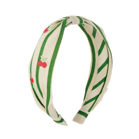 Στέκα Μαλλιών Cherry Kiss Stripy