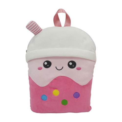 Λούτρινη Τσάντα Πλάτης 33εκ. Milkshake Squishcuties Luna Toys