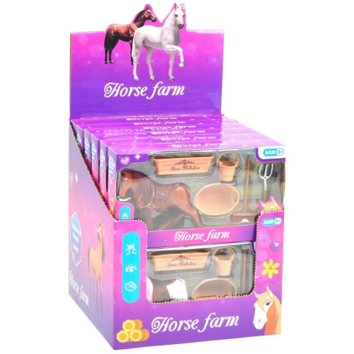 Άλογο Luna Toys με Αξεσουάρ 20x3,5x11εκ. 3 Χρώματα