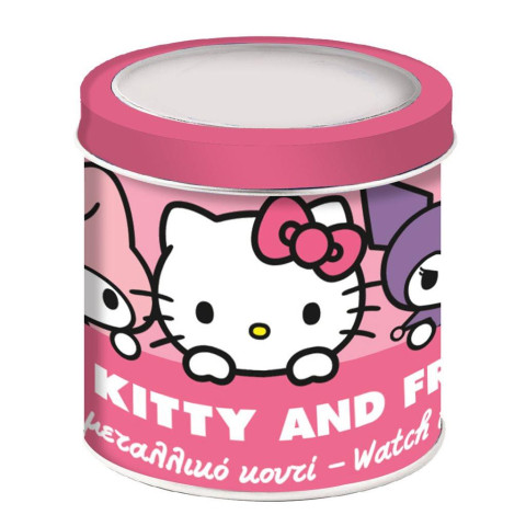ΡΟΛΟΙ ΣΕ ΜΕΤΑΛΛΙΚΟ ΚΟΥΤΙ  HELLO KITTY AND FRIENDS